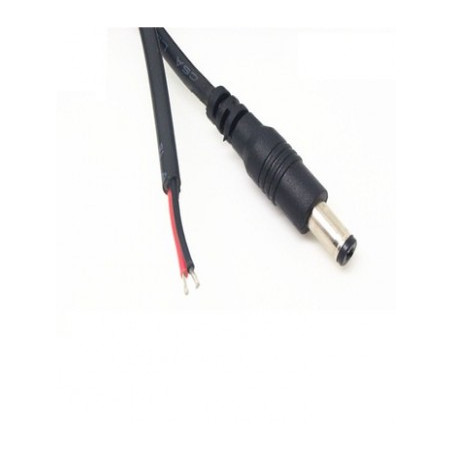 Kabel zasilający 5,5x2,5 męski 1,5m