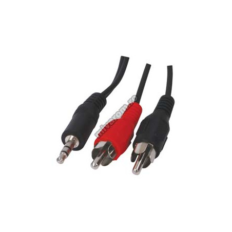 Cablu jack 3,5mm la 2RCA 5m