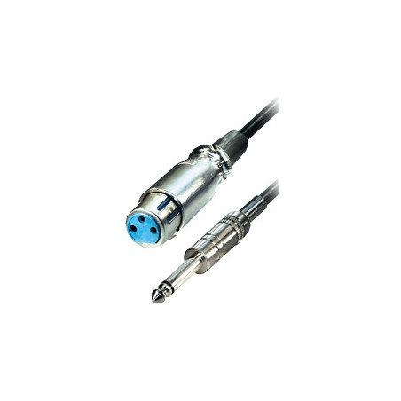 Kabel jack 6,3mono - Canon matka 5m