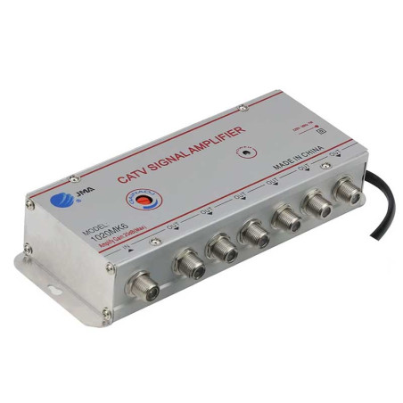 Amplifier spliter CATV 6 outputs 20Db