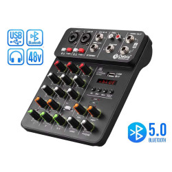 Mixer 4 canale USB BT 48W