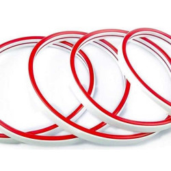 Neondekoration 220V rot Rolle 50m