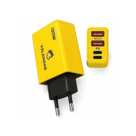 Ładowarka QC3.0 2 x typeC+2 xUSB 120W