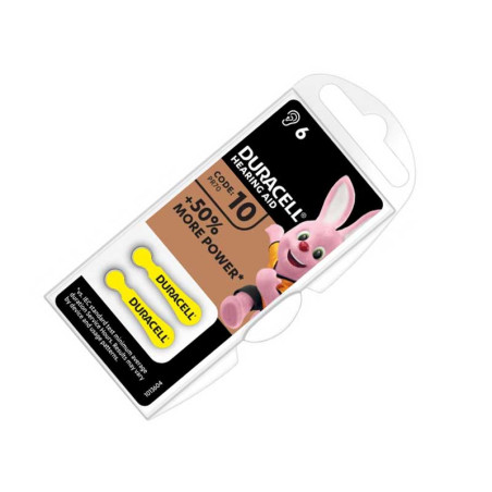 Set 6 baterii aparat auditiv Duracell 10