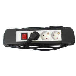 Power strip 3-way 5m 3x1.5mm² with switch HQ Alien