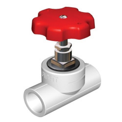 Shut-off valve with rosette for PPR 20mm