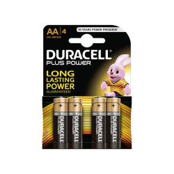 Set of 4 Duracell Plus Power batteries R6