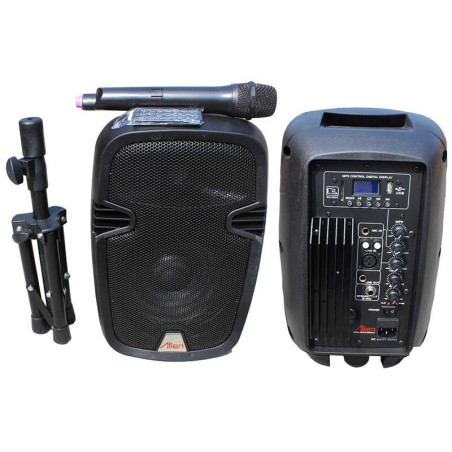 Obudowa akustyczna aktywna 8 cali ABS 2108AMS USB/SD/FM/BT Alien