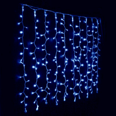 LED-Regen-Lichterkette 100 LEDs, weiß