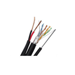 Cablu FTP Cat5e Alien 0.5mm+2x0.75mm CCA cu sufa 305m