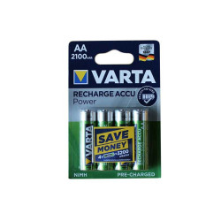 Set 4 Akkus R6 2100 mAh Varta