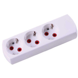 Dreifachstecker kabellos (3 Öffnungen)