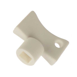 Plastic radiator bleed key