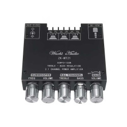 Audio amplifier 2.1 2x50W+100W Bluetooth V5.0