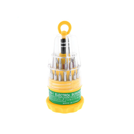 Set of 31 screwdrivers BT-002