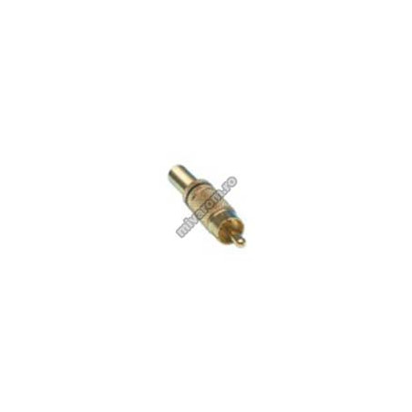 RCA connector metal gold black