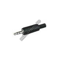 Wtyk jack 3.5mm stereo plastikowy