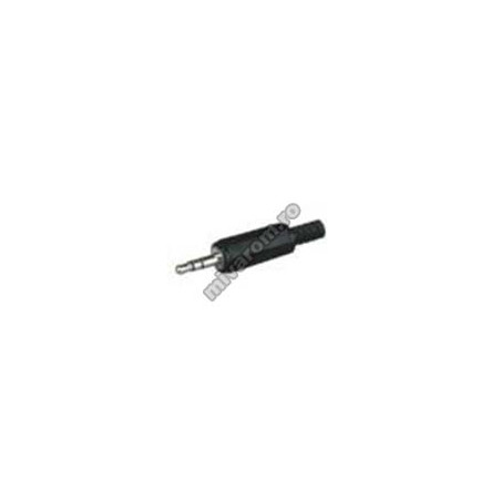 3.5mm stereo plastic jack plug