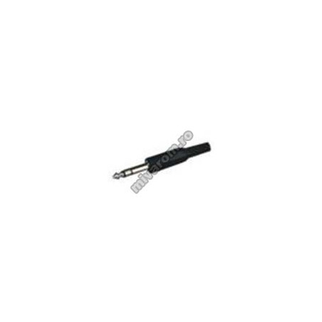 6.3mm stereo plastic jack plug