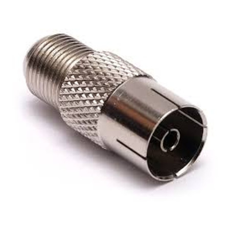 Adapter F żeński na TV żeński