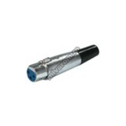 Microphone connector female cable XLR-3F