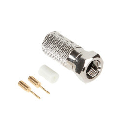 F-Stecker 9,7mm RG11 Kupfer