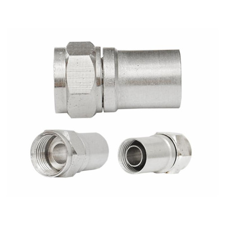Wtyczka F do zaciskania RG6
