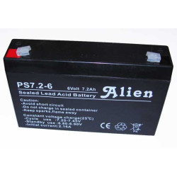 Lead-acid battery 6V 7.2A Alien