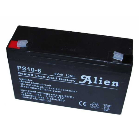 Lead-acid battery 6V 10A Alien