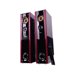 Set Aktiv-Standlautsprecher + Mikrofon + SD/USB-Reader Intex