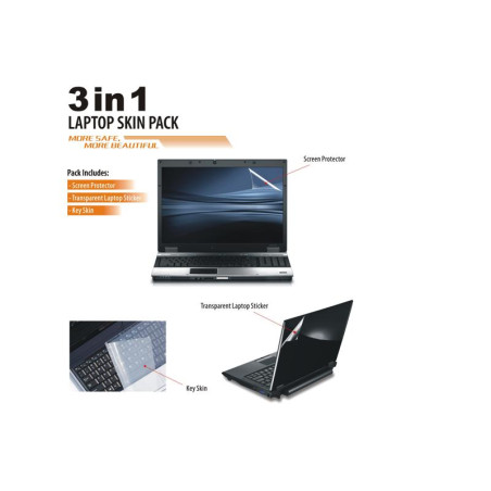 Zestaw folii ochronnych na laptopa 3w1