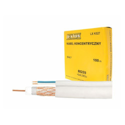 Koaxialkabel RG59+2x0,35mm² für Kameras Cu