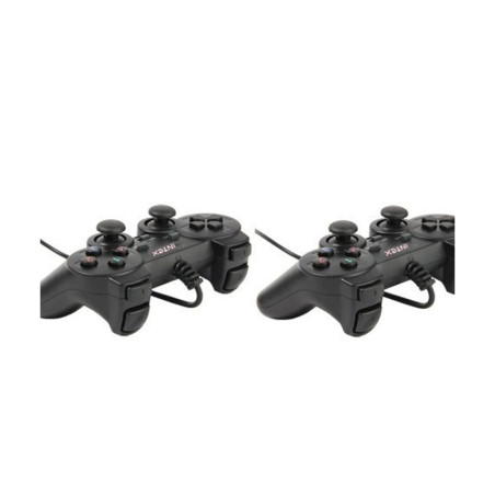 Set 2 Gamepad-uri Intex IT-GP04B vibratii