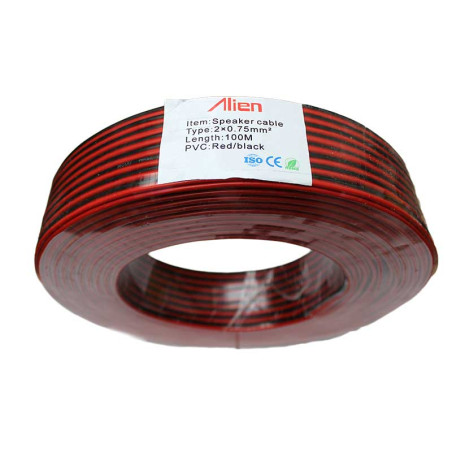 Cablu difuzor r/n 2x0,75mm