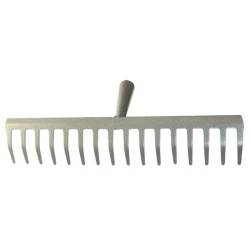 Kohlenstoffgrauer geschmiedeter Rechen (4 mm – 14 Zähne)