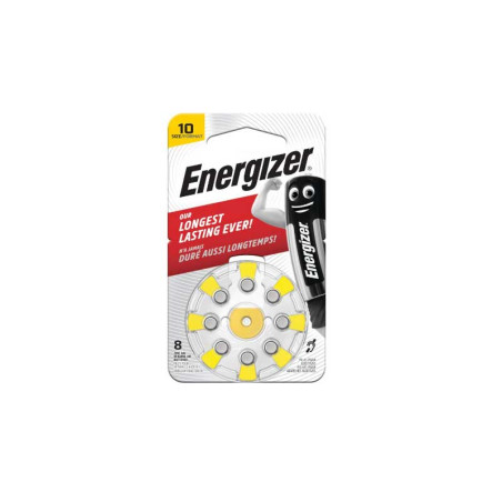 Set of 8 Energizer 10 hearing aid batteries