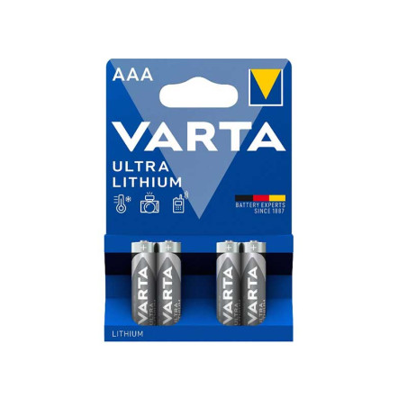 Zestaw 4 baterii Varta Ultra Lithium 6103 AAA