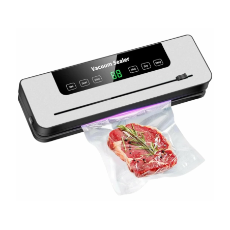 Vacuum-sealing machine for bags