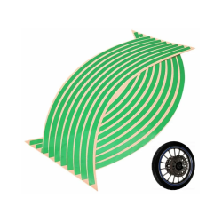 Banda roti reflectorizanta verde