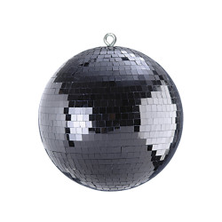 30-cm Black Mirror Disco Ball