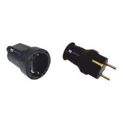 Seldur 220V Plug-in Connector with Rubber Plug