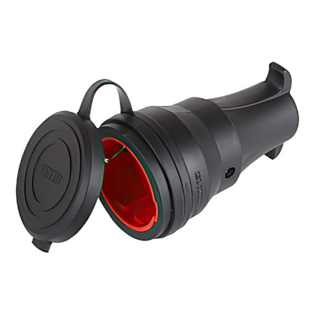 Fetih Rubber Female Electrical Connector, 220 V
