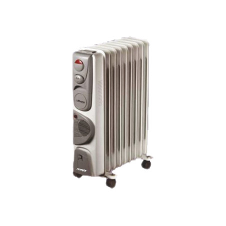 Calorifer electric cu ulei si ventilator, 9 elementi, 1500 W