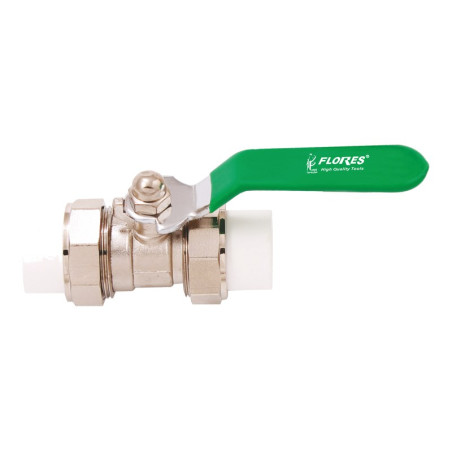 PPR 32x32 Gate Valve with Lever and Dutch Connection