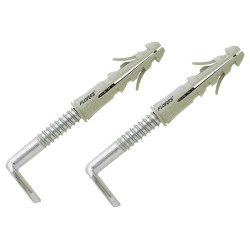 Lag screw with wall plug for boiler mounting 10MM