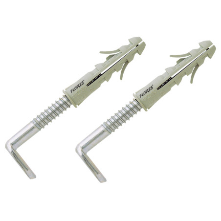 Lag screw with wall plug for boiler mounting 10MM