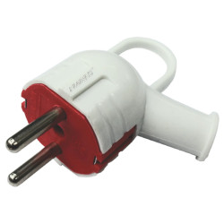 Stecker weiß mit Kabel