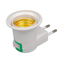Adaptor 220V la dulie E27 cu intrerupator