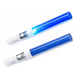 Light-up wand with a handle and blue LEDs