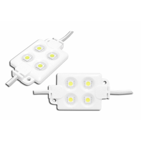 Modul 4 leduri SMD 5050 alb